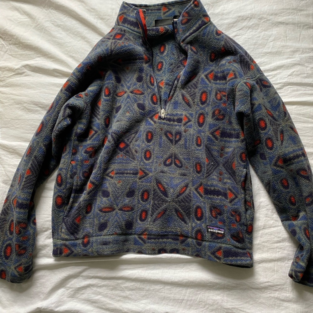 vintage patagonia quarter zip size M